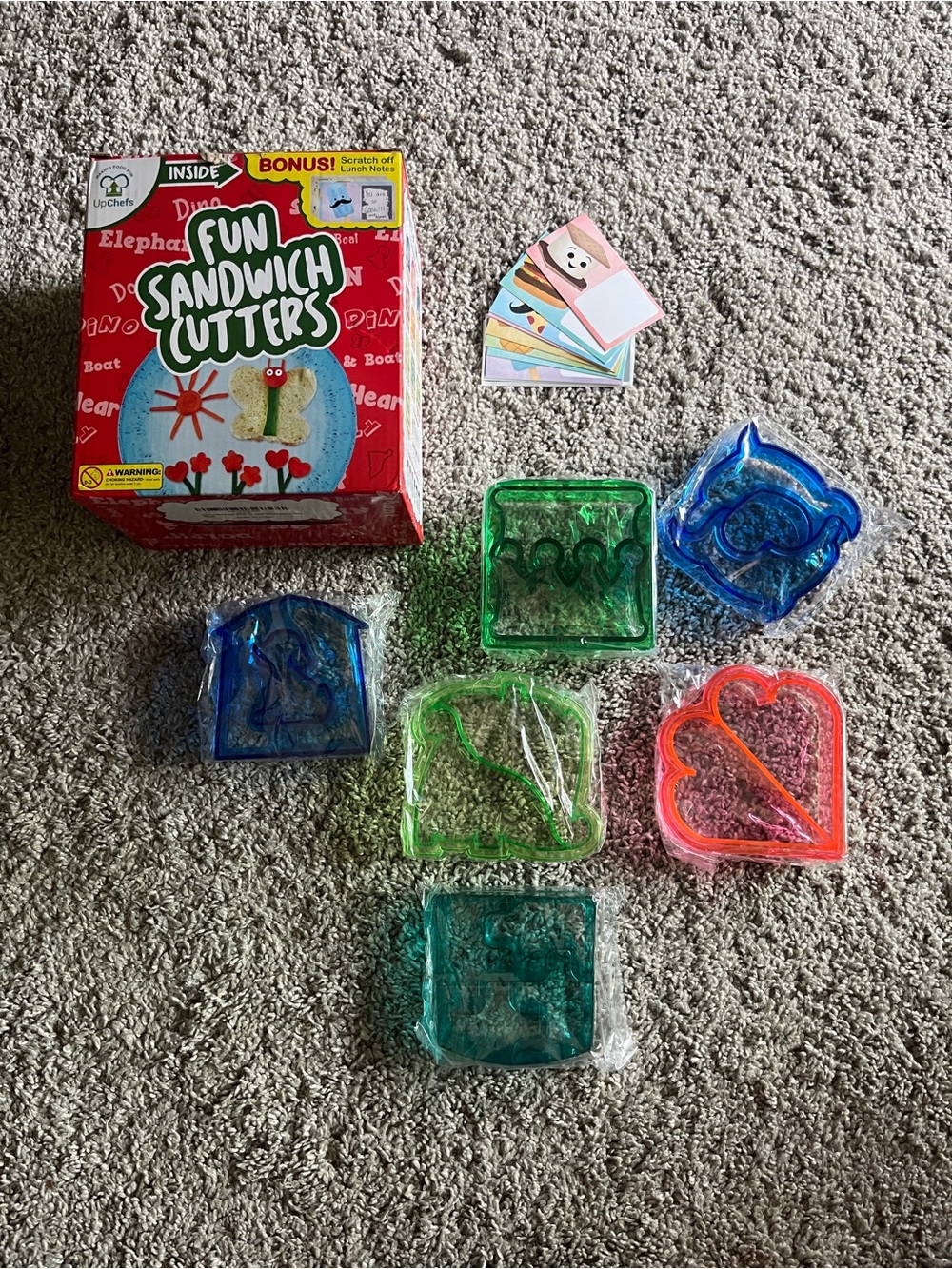 Upchefs Fun Sandwich Cutters Up Chefs kids sandwich shapes animals lunchbox art